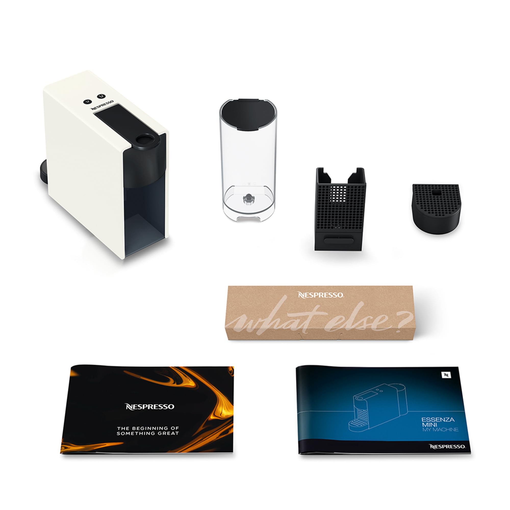 Essenza Mini XN1101 – Kapselmaschine, 19 Bar, Ultrakompakt, Pure White