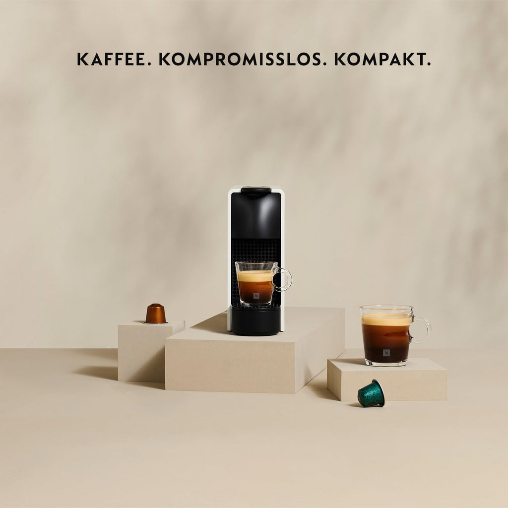 Essenza Mini XN1101 – Kapselmaschine, 19 Bar, Ultrakompakt, Pure White
