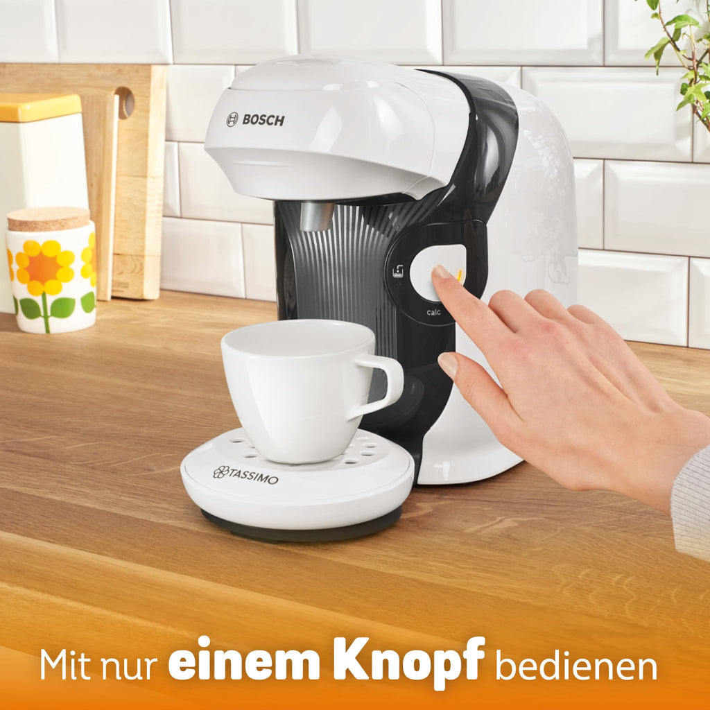 Tassimo Style TAS1104 – Kapselmaschine, über 70 Getränke, INTELLIBREW™, 1400W, Weiss