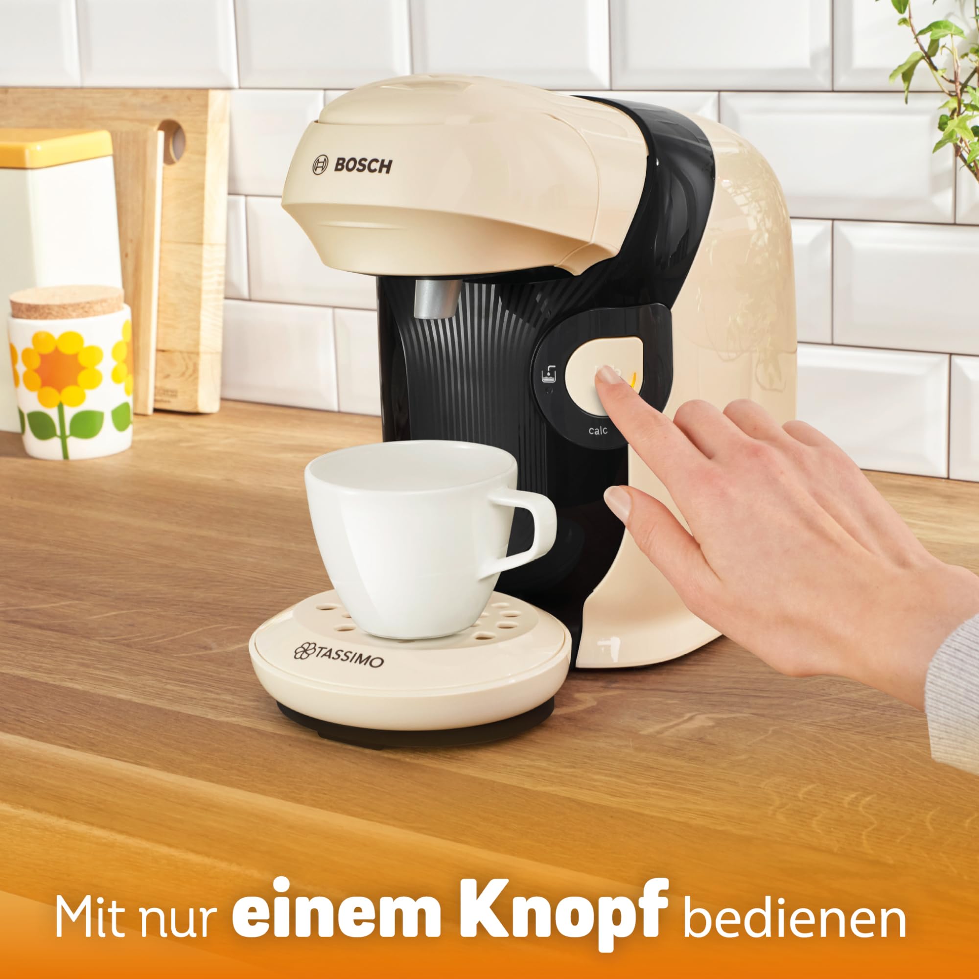 Tassimo Style TAS1107 – Kapselmaschine, über 70 Getränke, INTELLIBREW™, 1400W, Creme