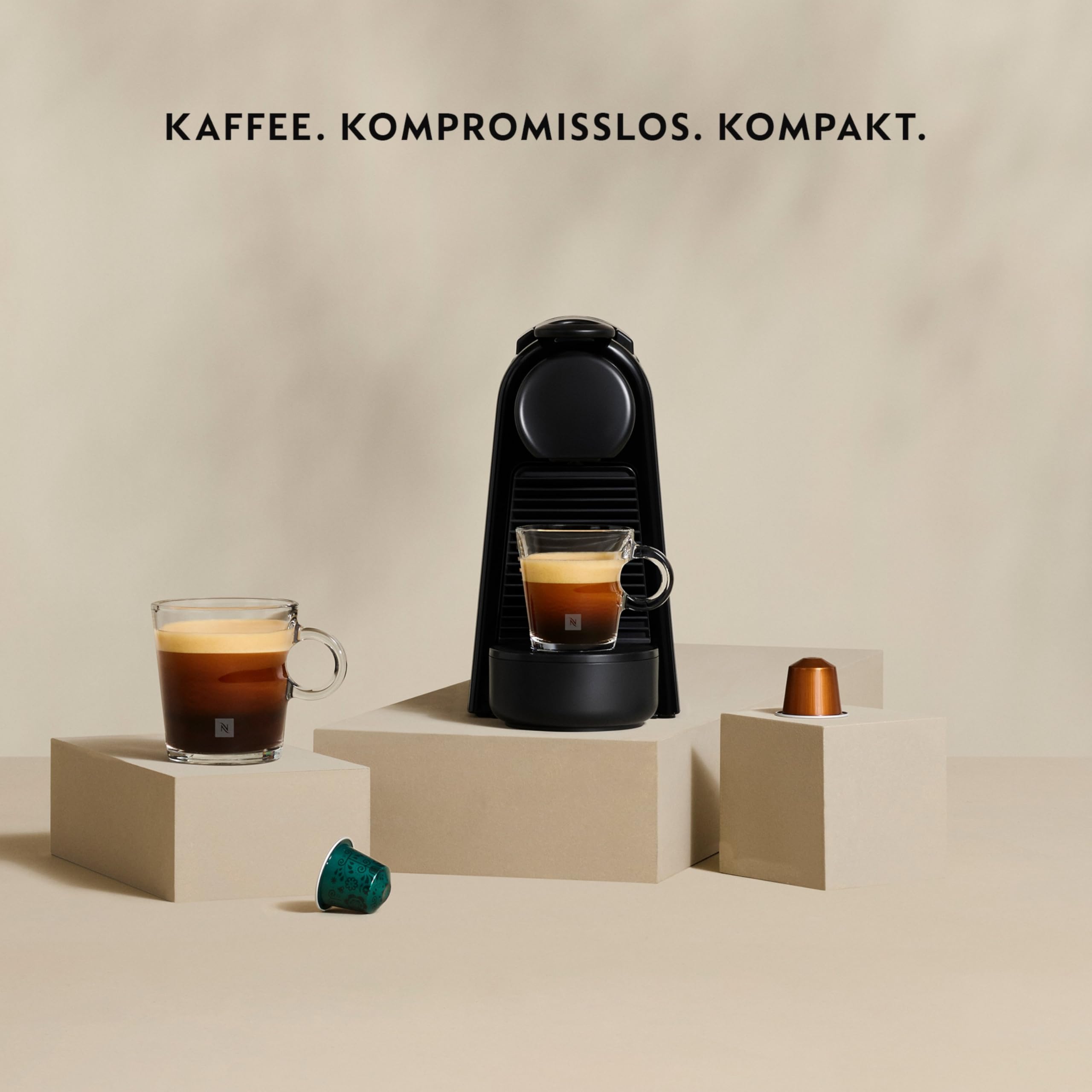 Essenza Mini EN85.B – Kapselmaschine, 19 Bar, Schwarz